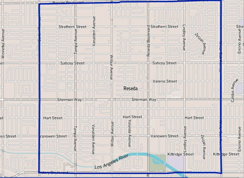 Locations in Reseda